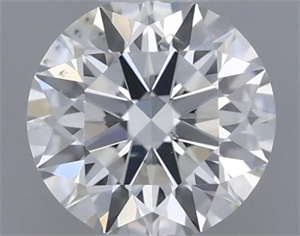 Picture of Natural Diamond 0.42 Carats, Round with Excellent Cut, F Color, SI1 Clarity and Certified by GIA