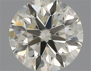 Picture of Natural Diamond 0.57 Carats, Round with Excellent Cut, K Color, VS2 Clarity and Certified by IGI