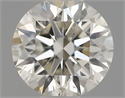 Natural Diamond 0.41 Carats, Round with Excellent Cut, H Color, SI1 Clarity and Certified by IGI