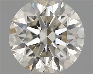 Picture of Natural Diamond 0.41 Carats, Round with Excellent Cut, H Color, SI1 Clarity and Certified by IGI