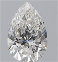 Natural Diamond 1.22 Carats, Pear with  Cut, G Color, VS2 Clarity and Certified by GIA