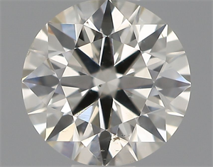 Picture of Natural Diamond 0.44 Carats, Round with Excellent Cut, H Color, SI1 Clarity and Certified by IGI