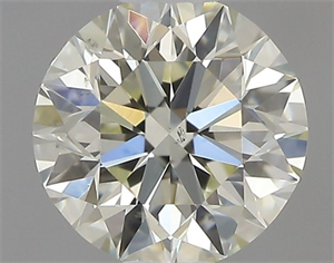 Picture of Natural Diamond 0.40 Carats, Round with Very Good Cut, K Color, VS2 Clarity and Certified by IGI