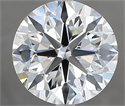 Natural Diamond 3.00 Carats, Round with Excellent Cut, G Color, VS1 Clarity and Certified by IGI