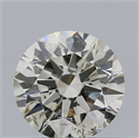 Natural Diamond 0.41 Carats, Round with Excellent Cut, J Color, SI2 Clarity and Certified by IGI