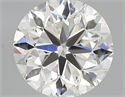 Natural Diamond 0.50 Carats, Round with Very Good Cut, I Color, VS2 Clarity and Certified by GIA