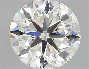 Picture of Natural Diamond 0.50 Carats, Round with Very Good Cut, I Color, VS2 Clarity and Certified by GIA