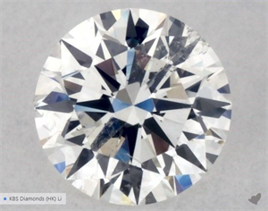 Picture of Natural Diamond 0.50 Carats, Round with Excellent Cut, G Color, SI2 Clarity and Certified by GIA