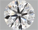 Natural Diamond 0.41 Carats, Round with Very Good Cut, G Color, SI1 Clarity and Certified by GIA