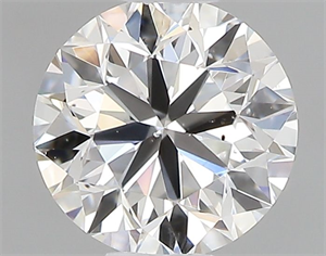 Picture of Natural Diamond 0.41 Carats, Round with Very Good Cut, G Color, SI1 Clarity and Certified by GIA