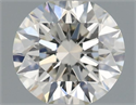 Natural Diamond 0.40 Carats, Round with Excellent Cut, J Color, SI1 Clarity and Certified by GIA