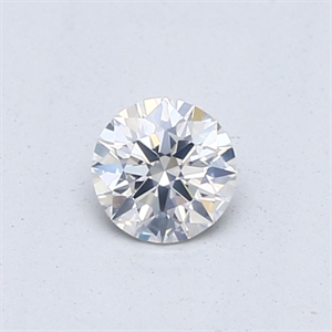 Picture of Natural Diamond 0.40 Carats, Round with Excellent Cut, G Color, I1 Clarity and Certified by GIA