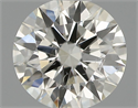 Natural Diamond 0.50 Carats, Round with Excellent Cut, H Color, SI1 Clarity and Certified by IGI