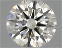 Natural Diamond 0.44 Carats, Round with Excellent Cut, H Color, VS1 Clarity and Certified by IGI