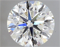 Natural Diamond 0.40 Carats, Round with Very Good Cut, I Color, VS2 Clarity and Certified by GIA