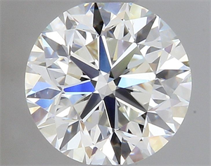 Picture of Natural Diamond 0.40 Carats, Round with Very Good Cut, I Color, VS2 Clarity and Certified by GIA