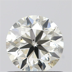 Picture of Natural Diamond 0.70 Carats, Round with Very Good Cut, K Color, VS2 Clarity and Certified by IGI