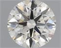 Natural Diamond 0.42 Carats, Round with Excellent Cut, I Color, VS1 Clarity and Certified by IGI