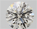 Natural Diamond 0.50 Carats, Round with Excellent Cut, I Color, SI1 Clarity and Certified by GIA