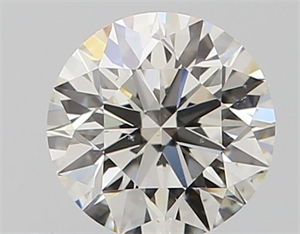 Picture of Natural Diamond 0.50 Carats, Round with Excellent Cut, I Color, SI1 Clarity and Certified by GIA