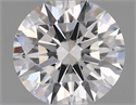 Natural Diamond 0.42 Carats, Round with Excellent Cut, F Color, VVS2 Clarity and Certified by GIA