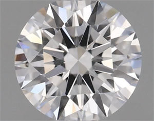 Picture of Natural Diamond 0.42 Carats, Round with Excellent Cut, F Color, VVS2 Clarity and Certified by GIA