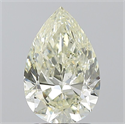 Natural Diamond 2.00 Carats, Pear with  Cut, K Color, SI1 Clarity and Certified by IGI