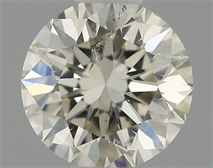 Picture of Natural Diamond 0.40 Carats, Round with Excellent Cut, J Color, SI1 Clarity and Certified by IGI