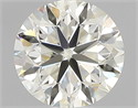 Natural Diamond 0.40 Carats, Round with Very Good Cut, J Color, VVS1 Clarity and Certified by IGI