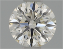 Natural Diamond 0.40 Carats, Round with Excellent Cut, J Color, SI1 Clarity and Certified by GIA