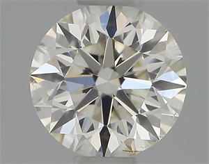 Picture of Natural Diamond 0.40 Carats, Round with Excellent Cut, J Color, SI1 Clarity and Certified by GIA