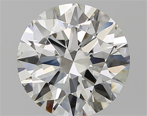 Picture of Natural Diamond 2.00 Carats, Round with Excellent Cut, H Color, VS1 Clarity and Certified by GIA