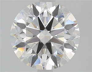 Picture of Natural Diamond 2.14 Carats, Round with Excellent Cut, F Color, VS2 Clarity and Certified by GIA