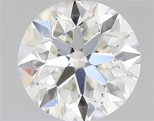 Picture of Natural Diamond 0.51 Carats, Round with Very Good Cut, J Color, VS1 Clarity and Certified by GIA