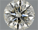 Natural Diamond 0.50 Carats, Round with Excellent Cut, J Color, SI2 Clarity and Certified by IGI