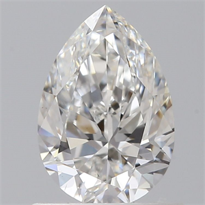 Picture of Natural Diamond 0.70 Carats, Pear with  Cut, F Color, VS2 Clarity and Certified by GIA