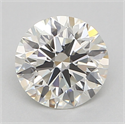 Natural Diamond 0.45 Carats, Round with Excellent Cut, J Color, VVS2 Clarity and Certified by GIA