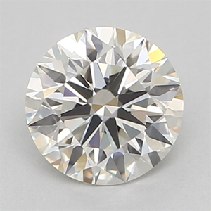 Picture of Natural Diamond 0.45 Carats, Round with Excellent Cut, J Color, VVS2 Clarity and Certified by GIA