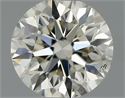 Natural Diamond 0.51 Carats, Round with Excellent Cut, H Color, SI1 Clarity and Certified by IGI