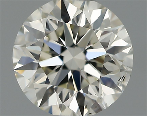 Picture of Natural Diamond 0.51 Carats, Round with Excellent Cut, H Color, SI1 Clarity and Certified by IGI