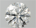 Natural Diamond 3.06 Carats, Round with Excellent Cut, J Color, SI2 Clarity and Certified by GIA