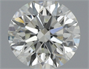 Natural Diamond 0.52 Carats, Round with Excellent Cut, K Color, VVS1 Clarity and Certified by GIA