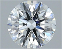 Natural Diamond 2.01 Carats, Round with Excellent Cut, E Color, VS2 Clarity and Certified by GIA