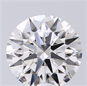 Natural Diamond 1.70 Carats, Round with Excellent Cut, E Color, VVS2 Clarity and Certified by GIA