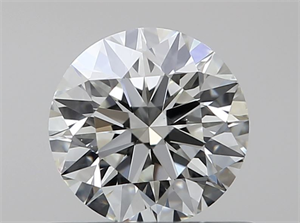 Picture of Natural Diamond 0.50 Carats, Round with Excellent Cut, K Color, VS1 Clarity and Certified by GIA