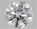 Natural Diamond 1.70 Carats, Round with Excellent Cut, D Color, VS2 Clarity and Certified by GIA