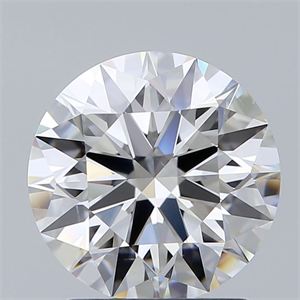 Picture of Natural Diamond 2.01 Carats, Round with Excellent Cut, F Color, VS2 Clarity and Certified by GIA