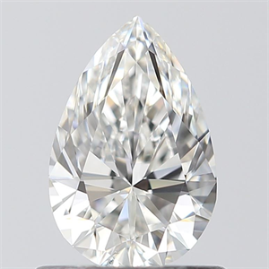 Picture of Natural Diamond 0.70 Carats, Pear with  Cut, F Color, VVS1 Clarity and Certified by GIA