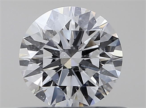 Picture of Natural Diamond 0.44 Carats, Round with Excellent Cut, D Color, SI2 Clarity and Certified by GIA