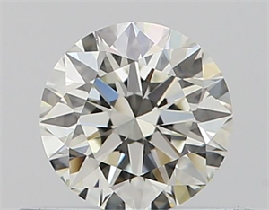 Picture of Natural Diamond 0.40 Carats, Round with Excellent Cut, J Color, VS1 Clarity and Certified by GIA